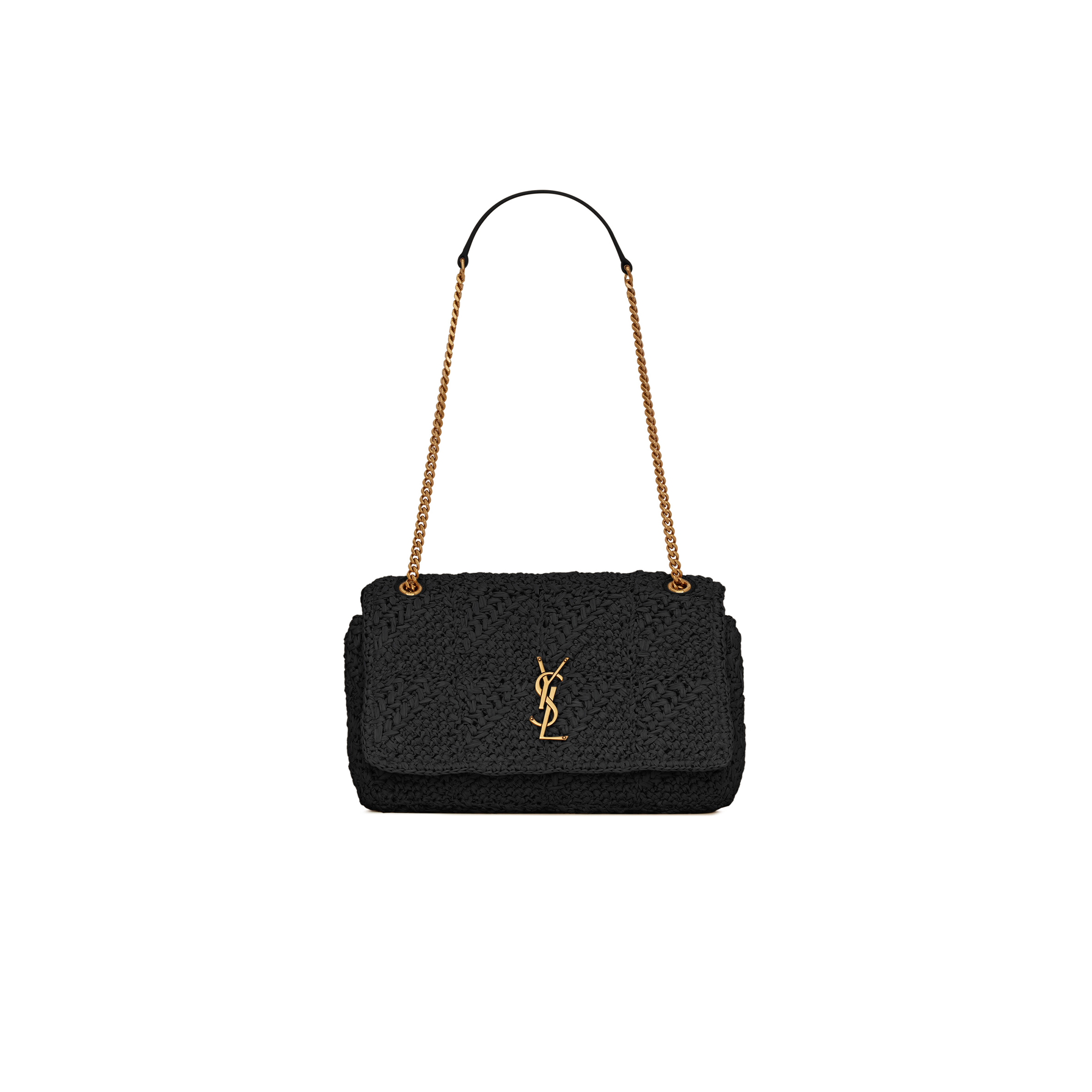 YSL JAMIE MEDIUM IN RAFFIA 515821GAAAT1000 (25*15*7.5cm)